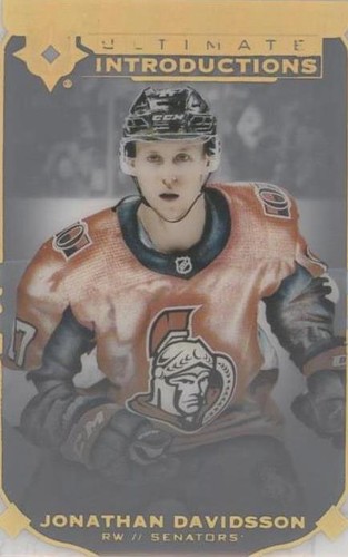 2019-20 Upper Deck Ultimate Collection - Jonathan Davidsson #UI-49