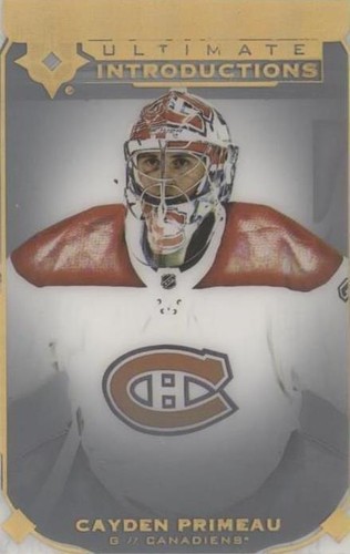 UPPER DECK NHLカード ULTIMATE COLLECTION CAYDEN PRIMEAU CANADIENS 64/99 #RA-CP 送料無料 中古 IT1 UPPER DECK NHLカード ULTIMATE COLLECTION CAYDEN PRIMEAU