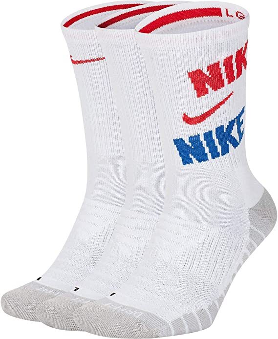 Nike Everyday Max Crew Socks CW0084 906 White 3 Pack XL (1215