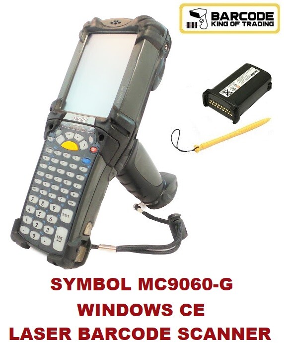 Symbol MC9060-GF0HBEB00WW Laser Scanner Windows CE WiFi AlphaNumeric Keypad!⭐🔥