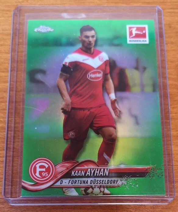 Topps Chrome Bundesliga 18-19 Base Kaan Ayhan Green 6199