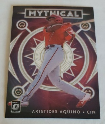 2020 Donruss Optic Aristides Aquino Prizm Mythical Insert RC #M-12 Cincinnati!!