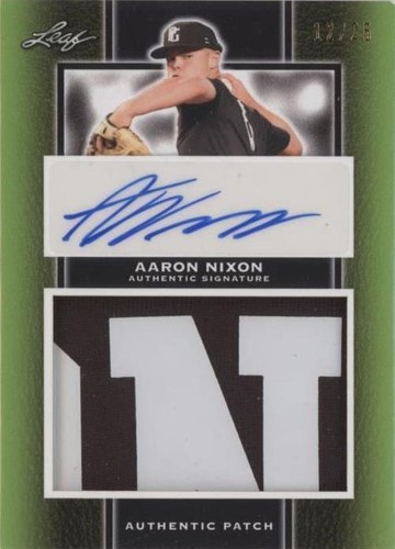 2019 Leaf Perfect Game National Showcase - Aaron Nixon #PA-AN1