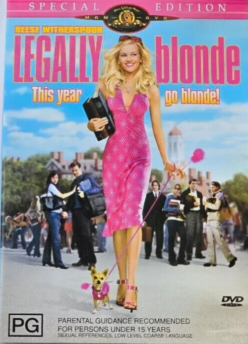 Legally Blonde - Reese Witherspoon DVD (Region 4, 2001)