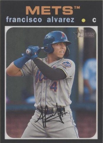 2020 Topps Heritage Minor League Edition - Francisco Alvarez #173