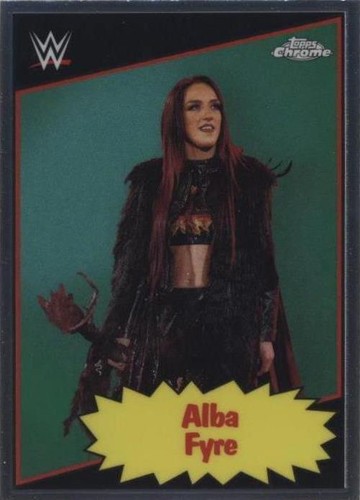 2025 Topps Chrome WWE - Alba Fyre #85TC-AF