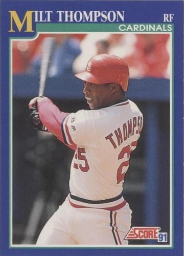 1991 Score - Milt Thompson #54