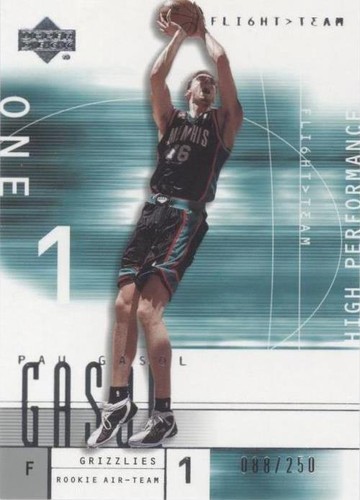2001-02 Upper Deck Flight Team - Pau Gasol #138
