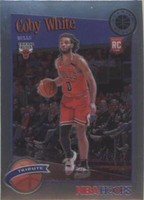 2019-20 Panini NBA Hoops Premium Stock - Coby White #295