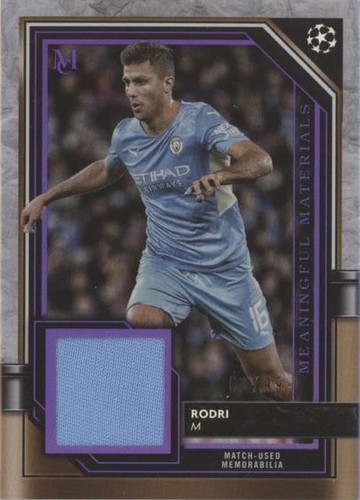2021-22 Topps Museum Collection UCL Rodri #MMR-R
