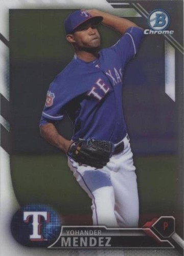 2016 Bowman Chrome - Yohander Mendez #BCP199