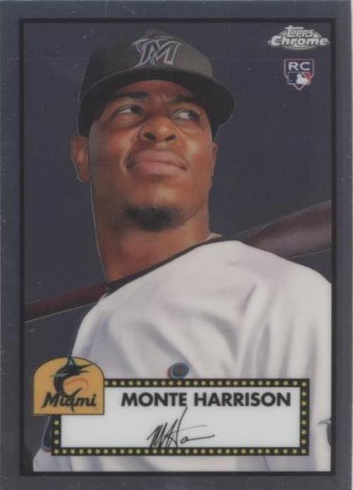 2021 Topps Chrome Platinum Anniversary - Monte Harrison #52