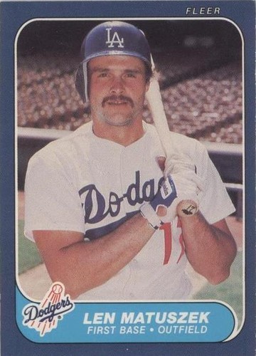 1986 Fleer - Len Matuszek #138