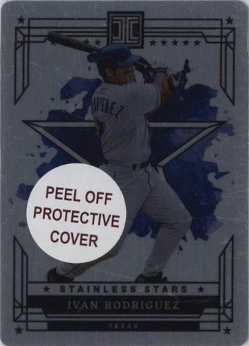 2024 Panini Impeccable - Ivan Rodriguez #3
