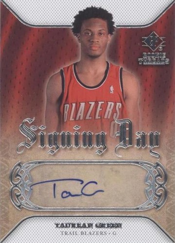 2007-08 SP Rookie Threads - Taurean Green #SD-TG