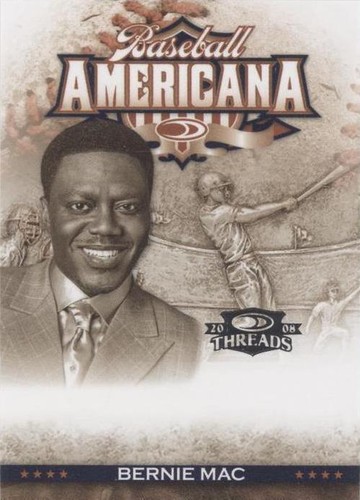 2008 Donruss Threads - Bernie Mac #BA-27