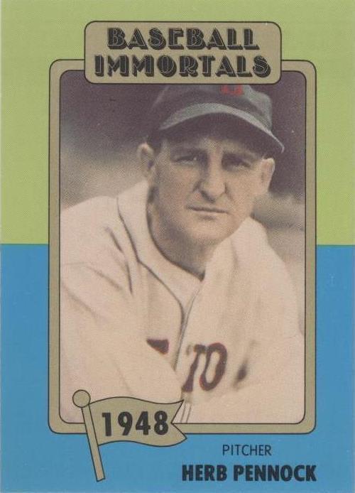 1980-84 SSPC Baseball Immortals 1st Printing - Herb Pennock #54
