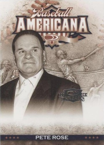 2008 Donruss Threads - Pete Rose #BA-6