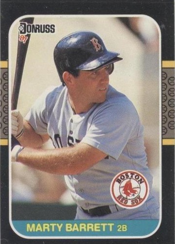 1987 Donruss - Marty Barrett #523