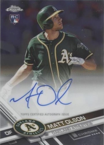 2017 Topps Chrome - Matt Olson #RA-MO