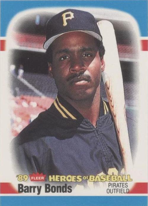 Fleer Heroes of Baseball 1989 - Barry Bonds #3