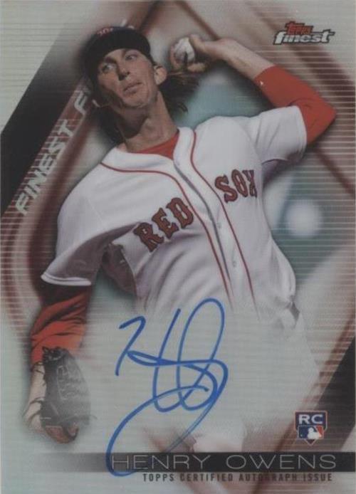 2016 Topps Finest - Henry Owens #FFA-HOW