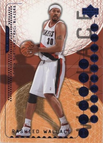 2003-04 Upper Deck Triple Dimensions - Rasheed Wallace #70