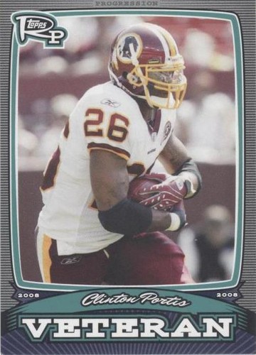2008 Topps Rookie Progression Clinton Portis #PV-CPO
