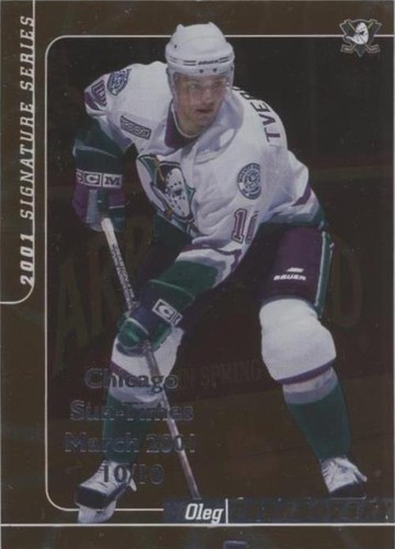 2000-01 In the Game Be A Player Signature Series - Oleg Tverdovsky #96