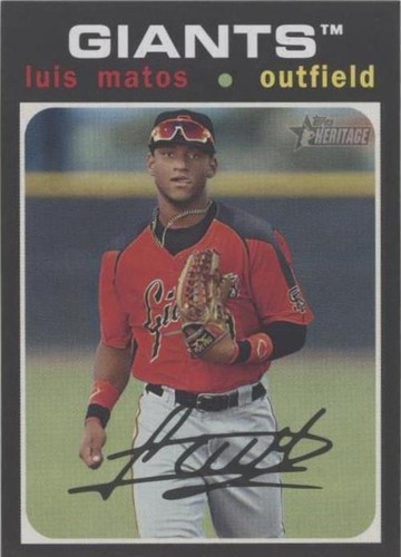 2020 Topps Heritage Minor League Edition - Luis Matos #167