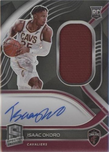 2020-21 Spectra /8 Isaac Okoro RC Auto Aspiring Prizm Auto
