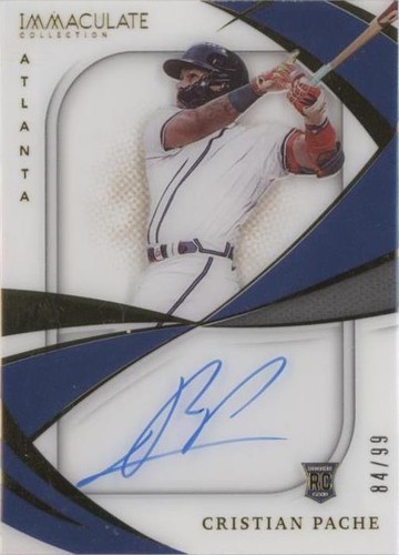 2021 Panini Immaculate Collection - Cristian Pache #SS-CP