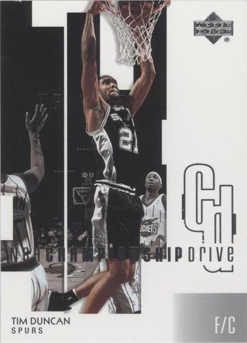 2002-03 Upper Deck Championship Drive - Tim Duncan #82