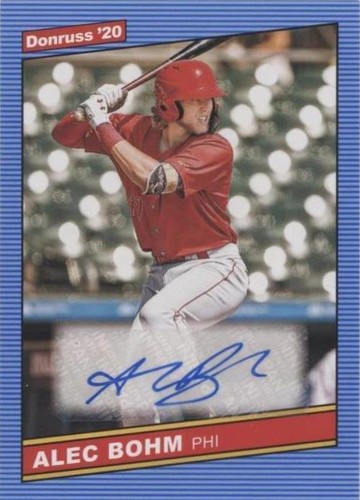 2020 Panini Donruss - Alec Bohm #86S-AB