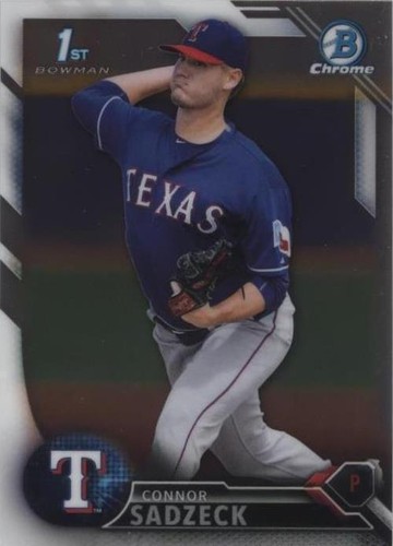 2016 Bowman Chrome - Connor Sadzeck #BCP172