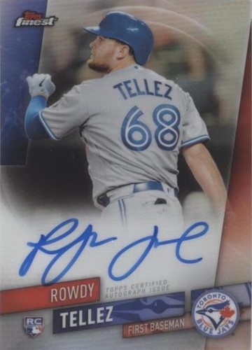 2019 Topps Finest - Rowdy Tellez #FA-RT