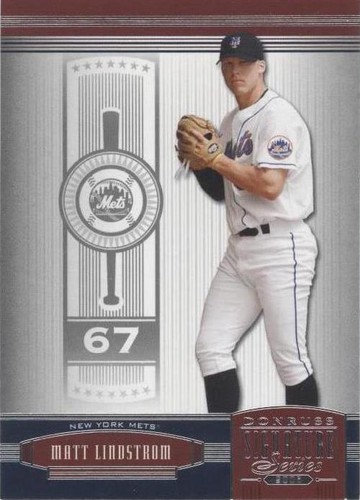 2005 Donruss Signature Series - Matt Lindstrom #77