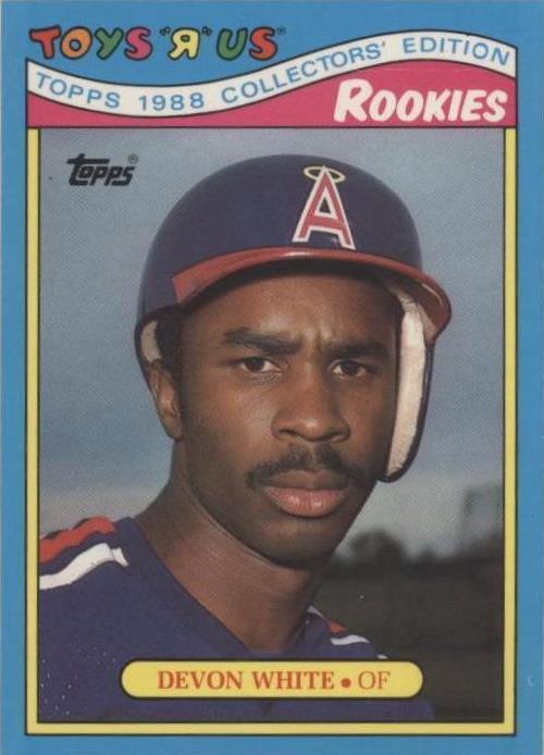 1988 Topps Toys R Us Rookies - Devon White #33