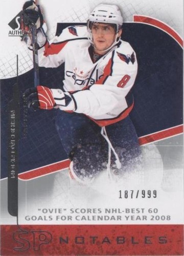 2008-09 SP Authentic - Alex Ovechkin #101