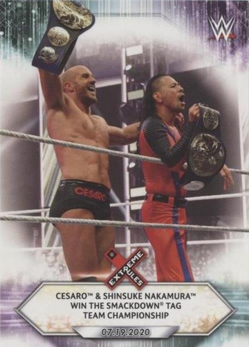2021 Topps WWE - Cesaro Shinsuke Nakamura #90