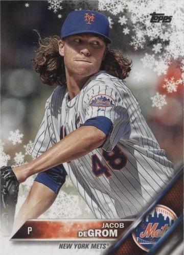 2016 Topps Holiday - Jacob deGrom #HMW73