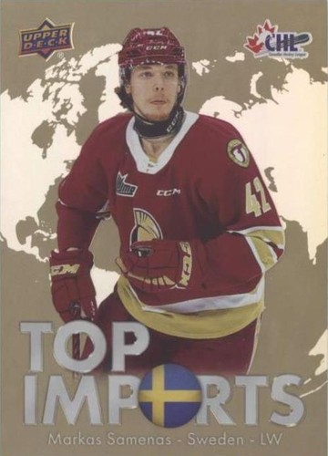 2022-23 Upper Deck CHL - Markas Samenas #TI-3