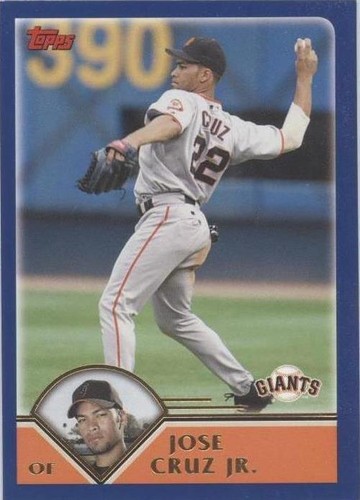 2003 Topps Traded & Rookies - Jose Cruz Jr. #T69