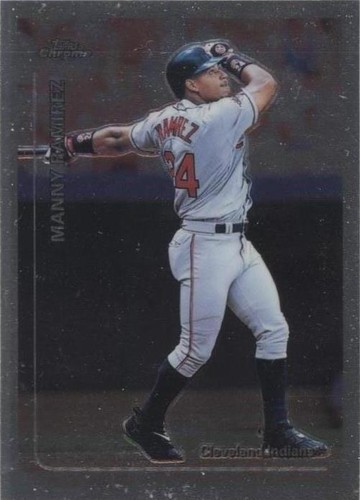 1999 Fleer Brilliants Shining Stars Pulsars Manny Ramirez