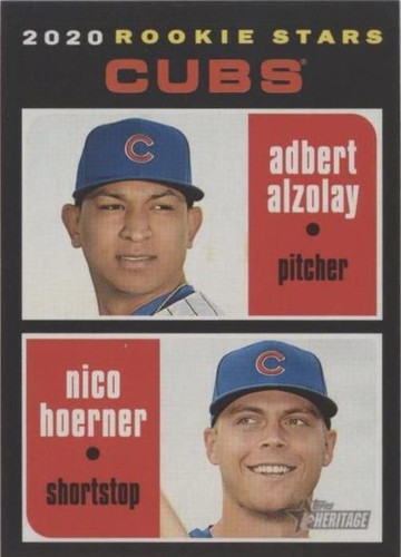 2020 Topps Heritage - Adbert Alzolay Nico Hoerner #121