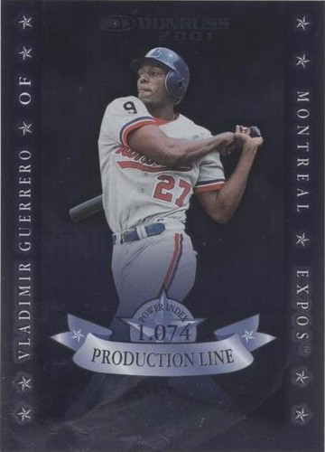 2001 Donruss - Vladimir Guerrero #PL-47