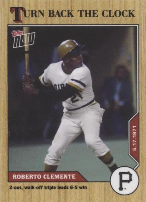Topps Now Turn Back the Clock 2020 - Roberto Clemente #48