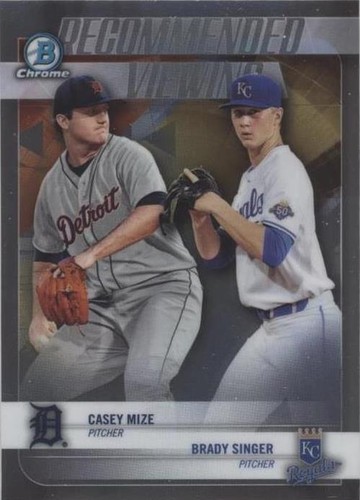 2018 Bowman Draft - Brady Singer Casey Mize #RV-MS
