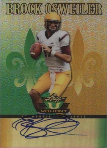 2012 Leaf Valiant Brock Osweiler #BO1