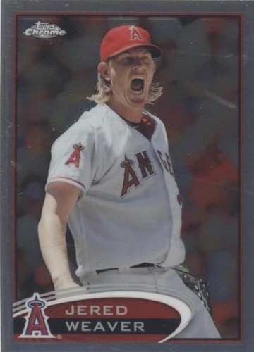 2012 Topps Chrome - Jered Weaver #52